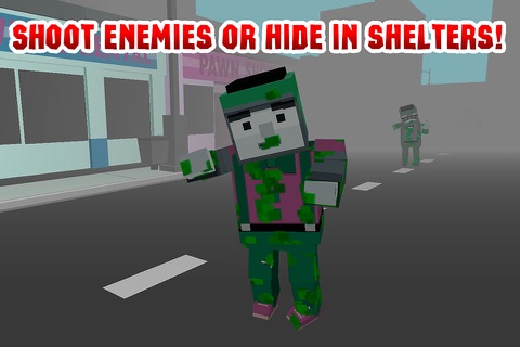 Cube Wars: Zombie Invasion 3D screenshot 3