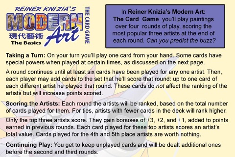 Reiner Knizia's Modern Art: The Card Game screenshot 3