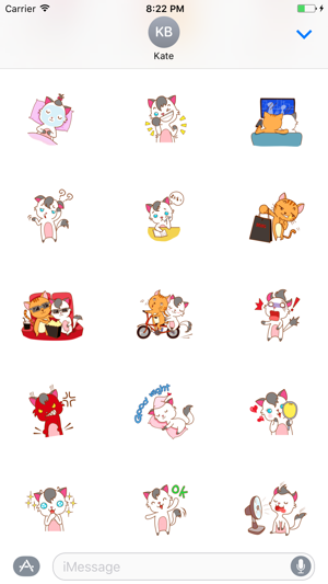 Cat Couple Sticker(圖2)-速報App