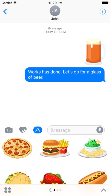 Mealtime Stickers