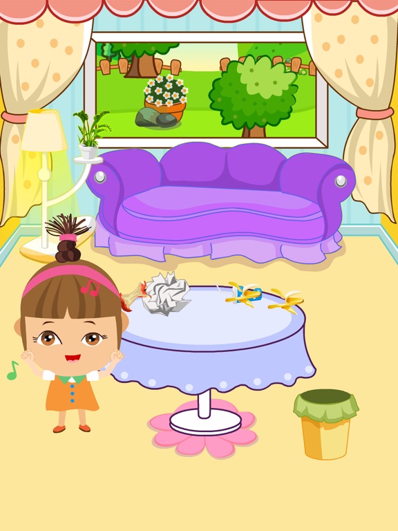 Help Amy to clean house,house cleaning games