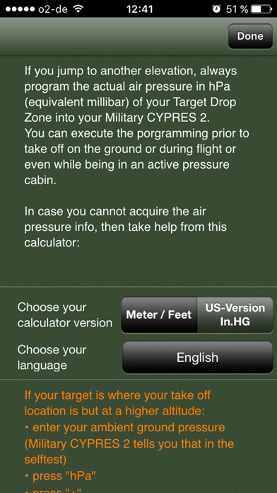 Screenshot #3 pour CYPRES Military Calculator App