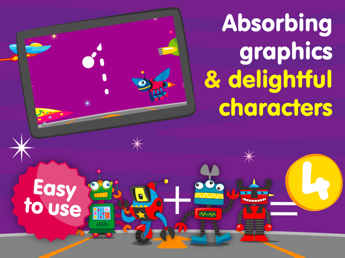 Robots and Numbers - Educational Math Games to Learn