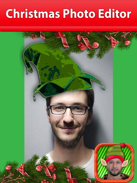 Christmas Photo Editor – Free Pro Camera Sticker.s iPad screenshot