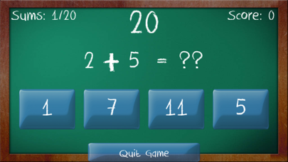 Simple Sums Free - Maths Game for Childrenのおすすめ画像1