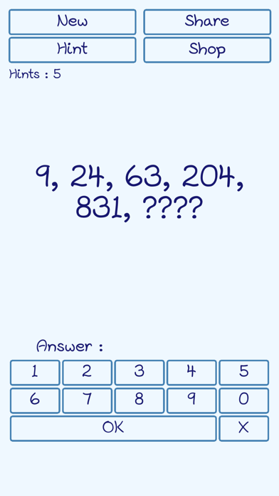Screenshot #1 pour Math Sequence - The free super casual IQ test game