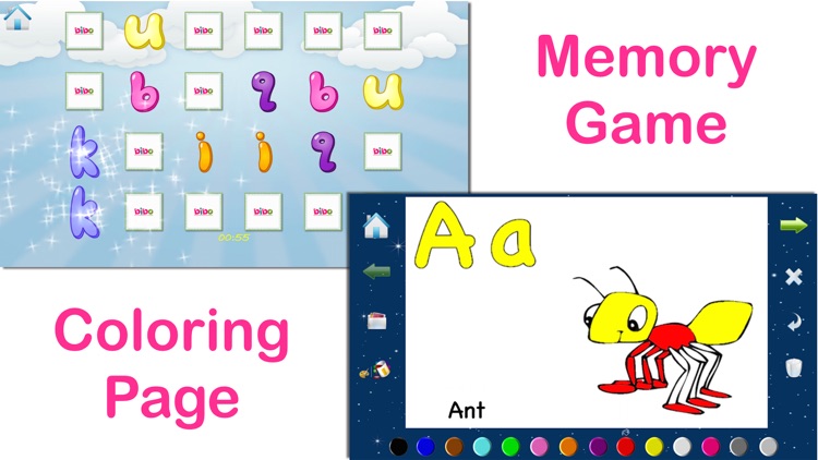 ABC Kids by Color paint,Memory animal,Jigsaw Pro