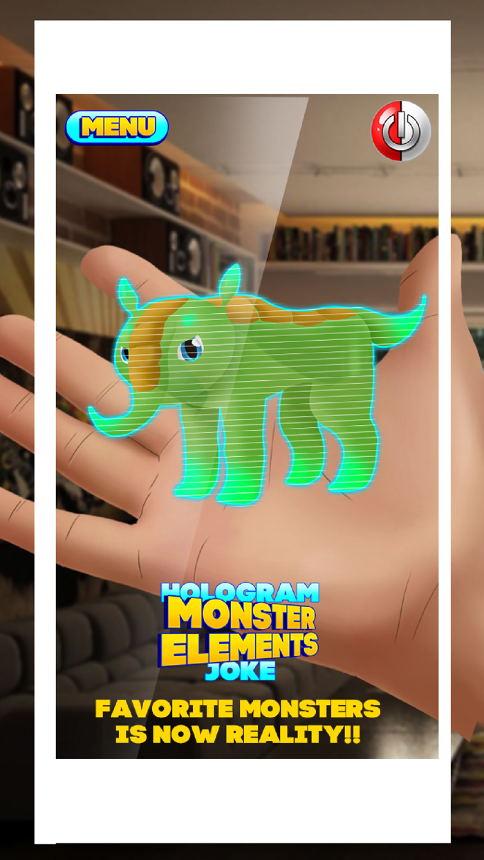 Hologram Monster Elements Joke