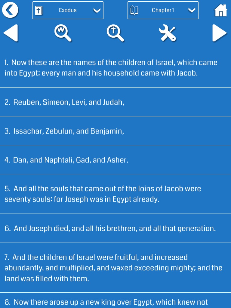 English Bible for iPad screenshot 2