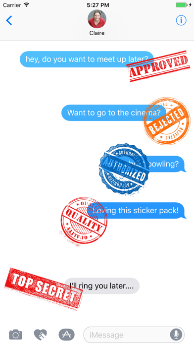 Rubber Stamp Stickers Screenshot