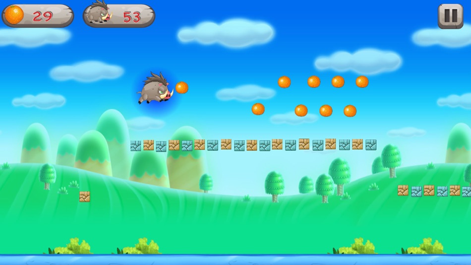 #5. Super Pigwild Running Adventune (iOS) By: Thanin Setrin