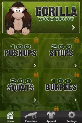 Game screenshot Gorilla Workout Lite: Bodyweight Fitness Program mod apk