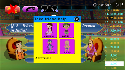 Screenshot #3 pour Cricket Quiz with Bheem