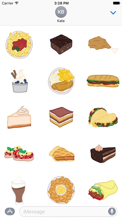 Food Sketch Stickers