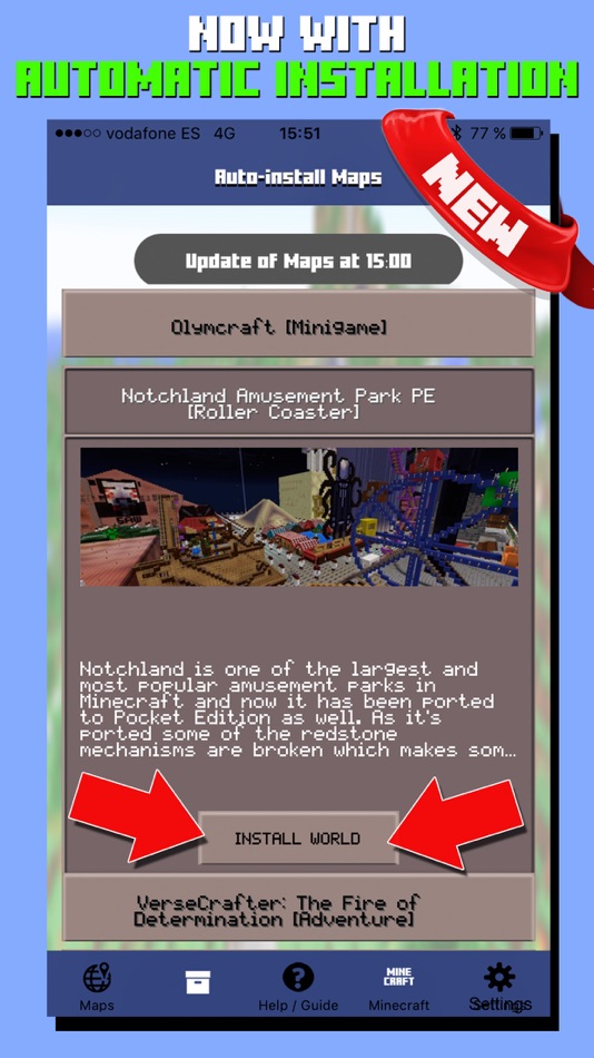 #2. Maps for Minecraft PE - Pocket Edition (iOS) 由: KISSAPP, S.L.