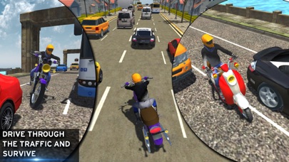 Bike racing Highway Traffic Wheeling 3D masterのおすすめ画像5