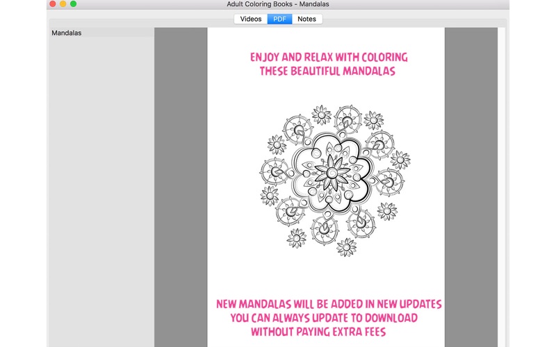 adult coloring books - mandalas iphone screenshot 3