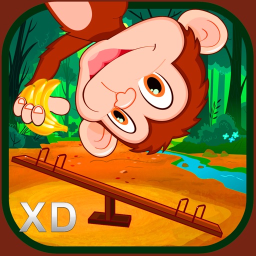 Jungle Monkey SeeSaw - Launch a Happy Ape Catcher XD icon