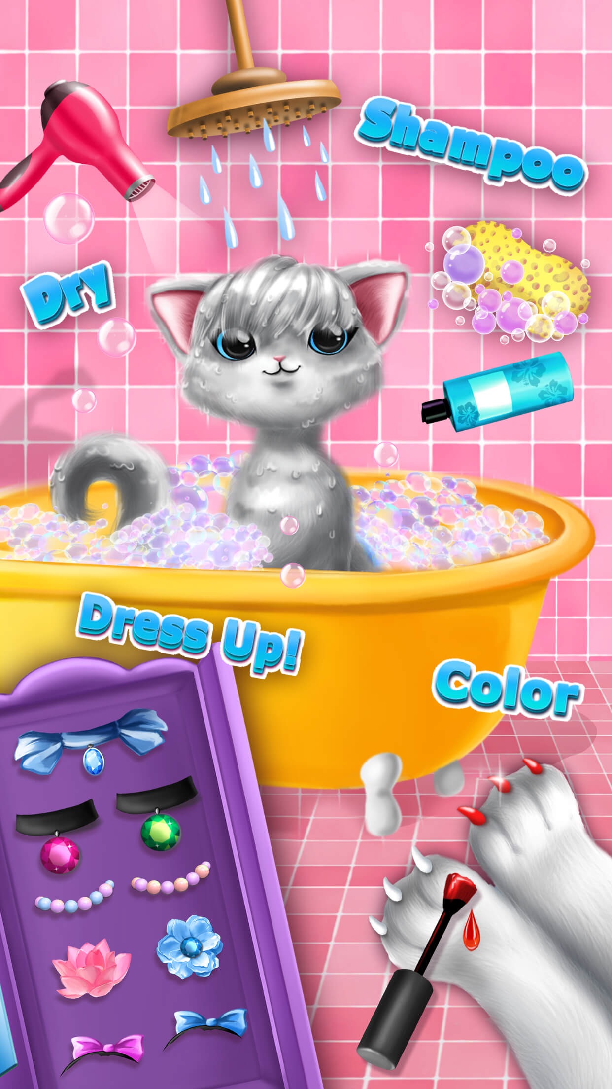 Screenshot 3 of Sweet Baby Girl Cat Shelter – Pet Vet Doctor Care
