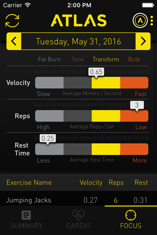 Atlas Workout Tracker screenshot 3