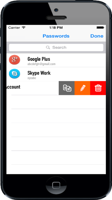 Screenshot #3 pour Mot de passe Keeper - Password Vault