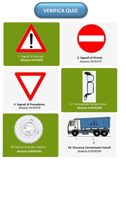 Quiz Revisione Patente Superiore