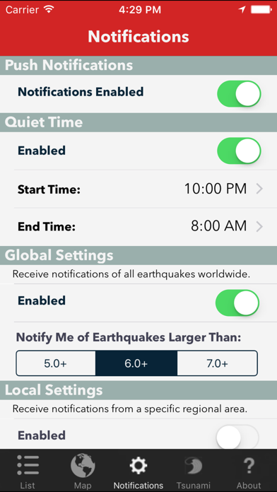 Earthquake Lite - Realtime Tracking Appのおすすめ画像4