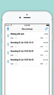 best automatic voice recorder : record meetings iphone screenshot 3