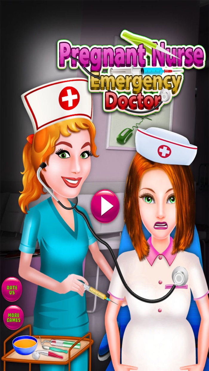 怀孕的护士 紧急 医生