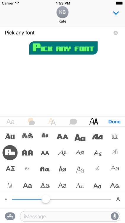 Message Maker - Custom Text Stickers