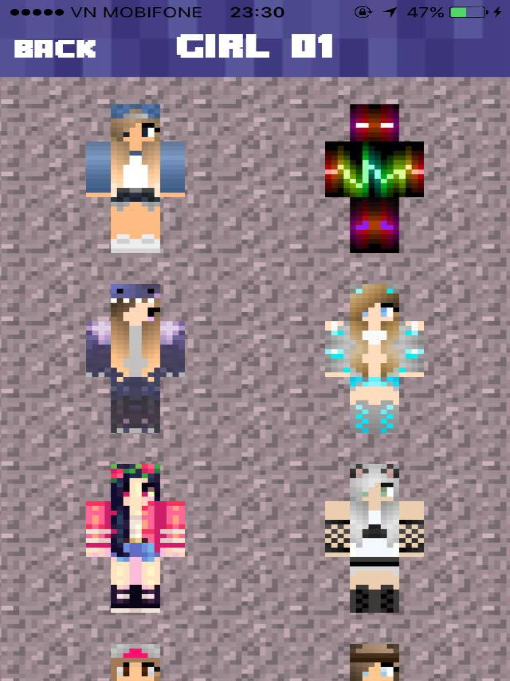 BABY GIRL SKINS for Minecraft