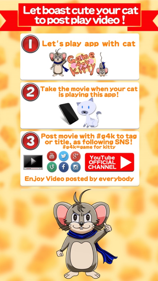 #5. Game like a kitty -Mouse Tapping Game 2 (iOS) 由: Optiax