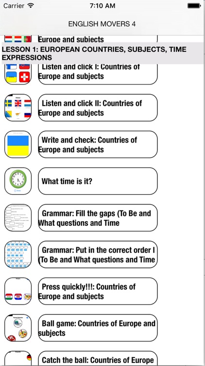 English Movers 4 Learn Speaking Easily for iPhone