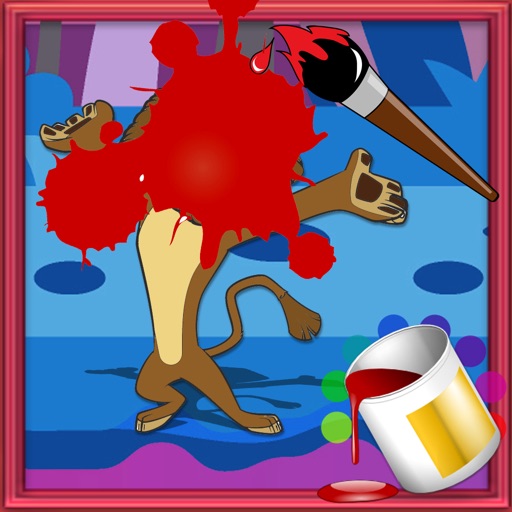 Coloring For Kids Game Madagascar Version iOS App