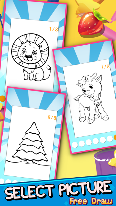Screenshot #2 pour Princesse livre dessin et coloriage jeu