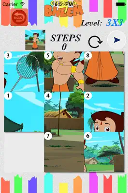Game screenshot Sliding Puzzle With Bheem hack