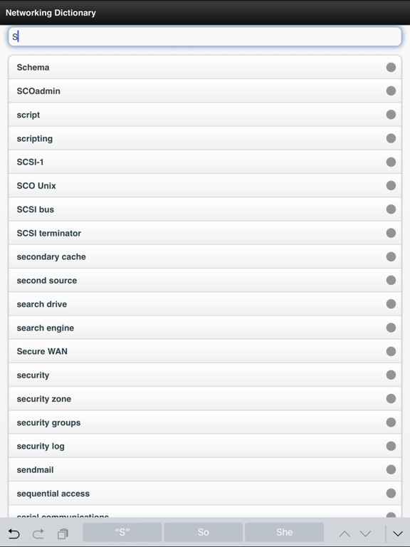 Screenshot #6 pour Networking Dictionary Offline