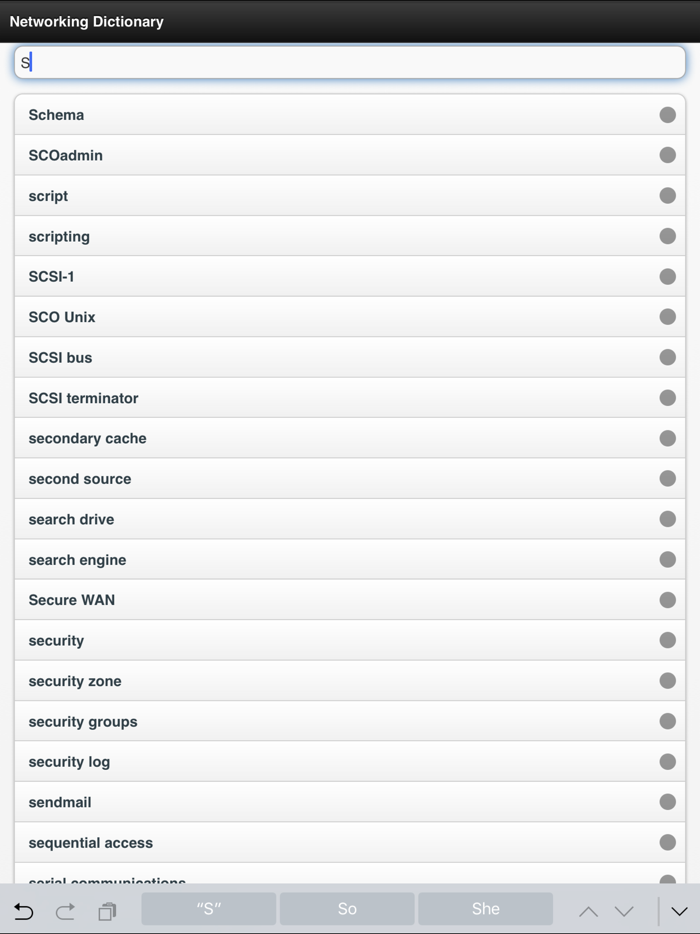Networking Dictionary Offline