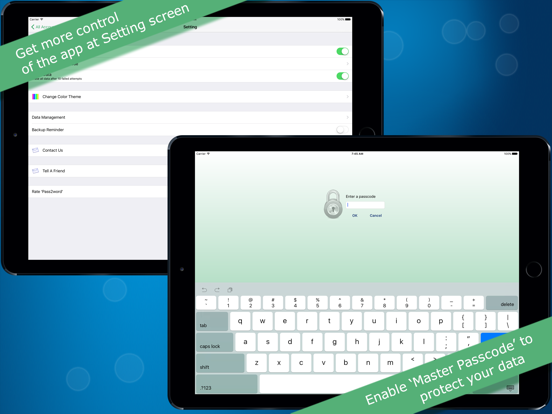 Pass2word Free iPad screenshot 3 - Productivity app
