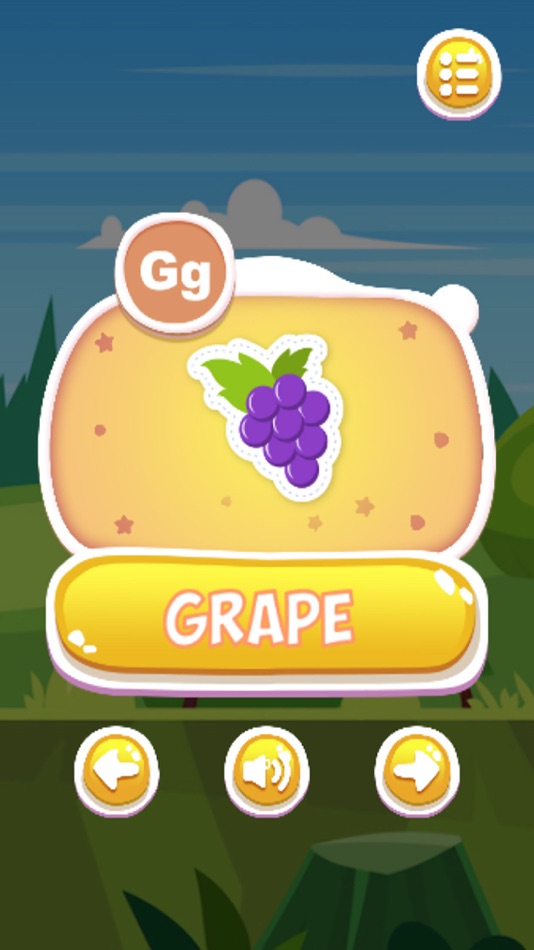 #3. ABC Fruit Names Learning (iOS) Podle: Arlak Phinitaksorn