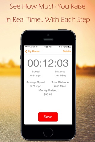 fitRaise-Run, Walk, or Ride for Charity screenshot 2
