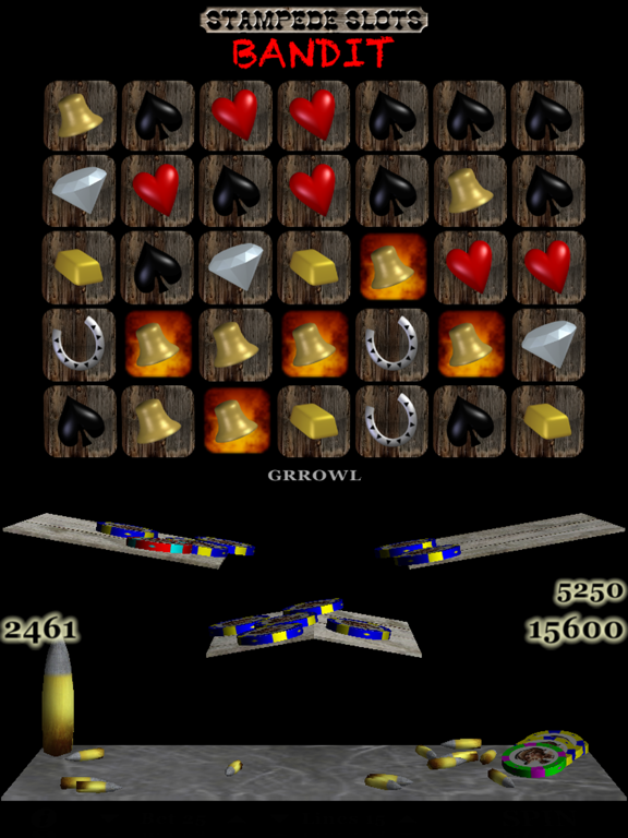 Screenshot #6 pour Bandit Slots: Stampede Edition.