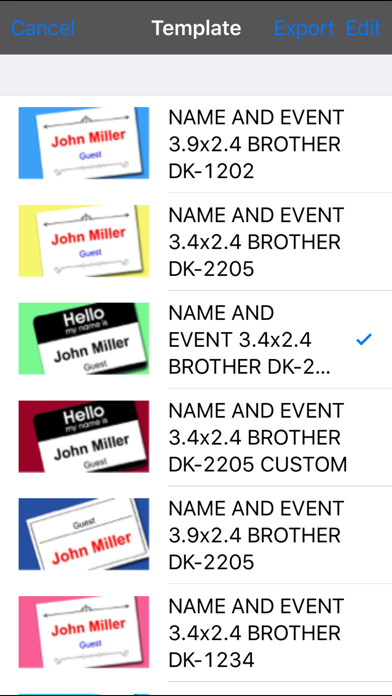 How to cancel & delete Name Badge Event Management from iphone & ipad 3