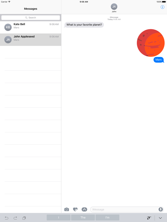 Space Stickers Limited Edition for Messages iPad screenshot 4 - Reference app