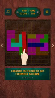 vintage block puzzle game iphone screenshot 2