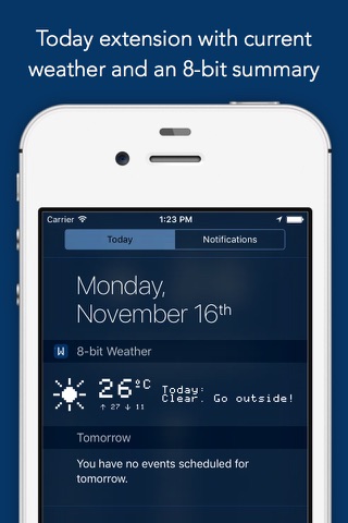 8-bit Weather - hyper local forecasts screenshot 3