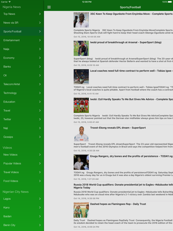Screenshot #5 pour Nigeria News Today Free - Naija Headlines & Videos