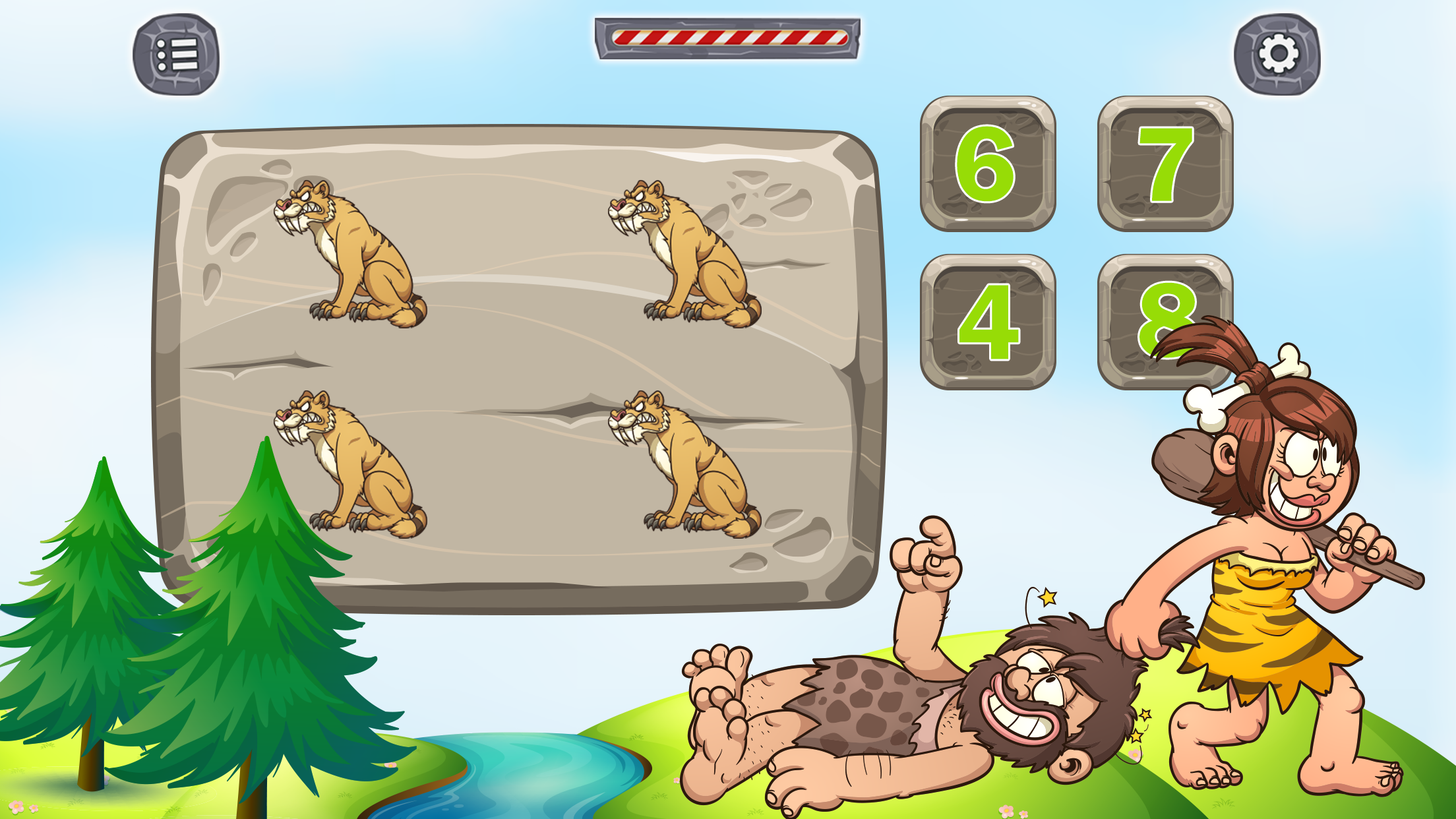 Caveman Kids Math 2 screenshot 5