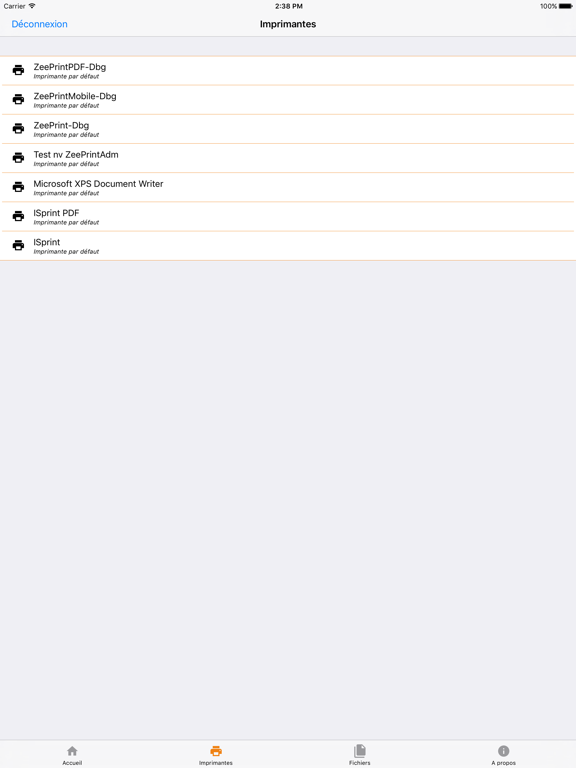 Screenshot #6 pour ZeePrint Mobile