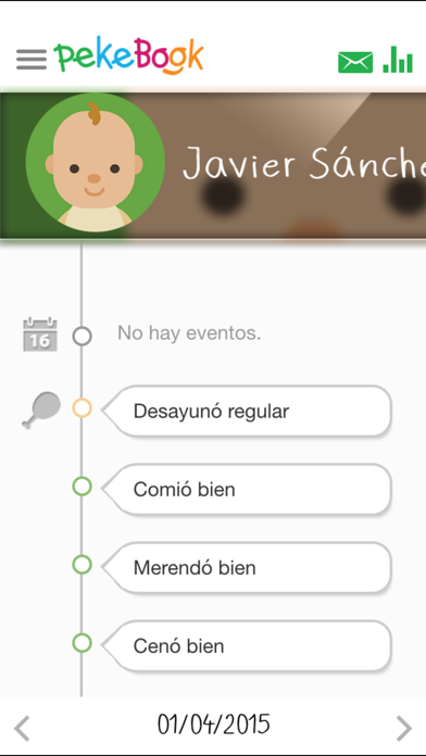 Pekebook Screenshot